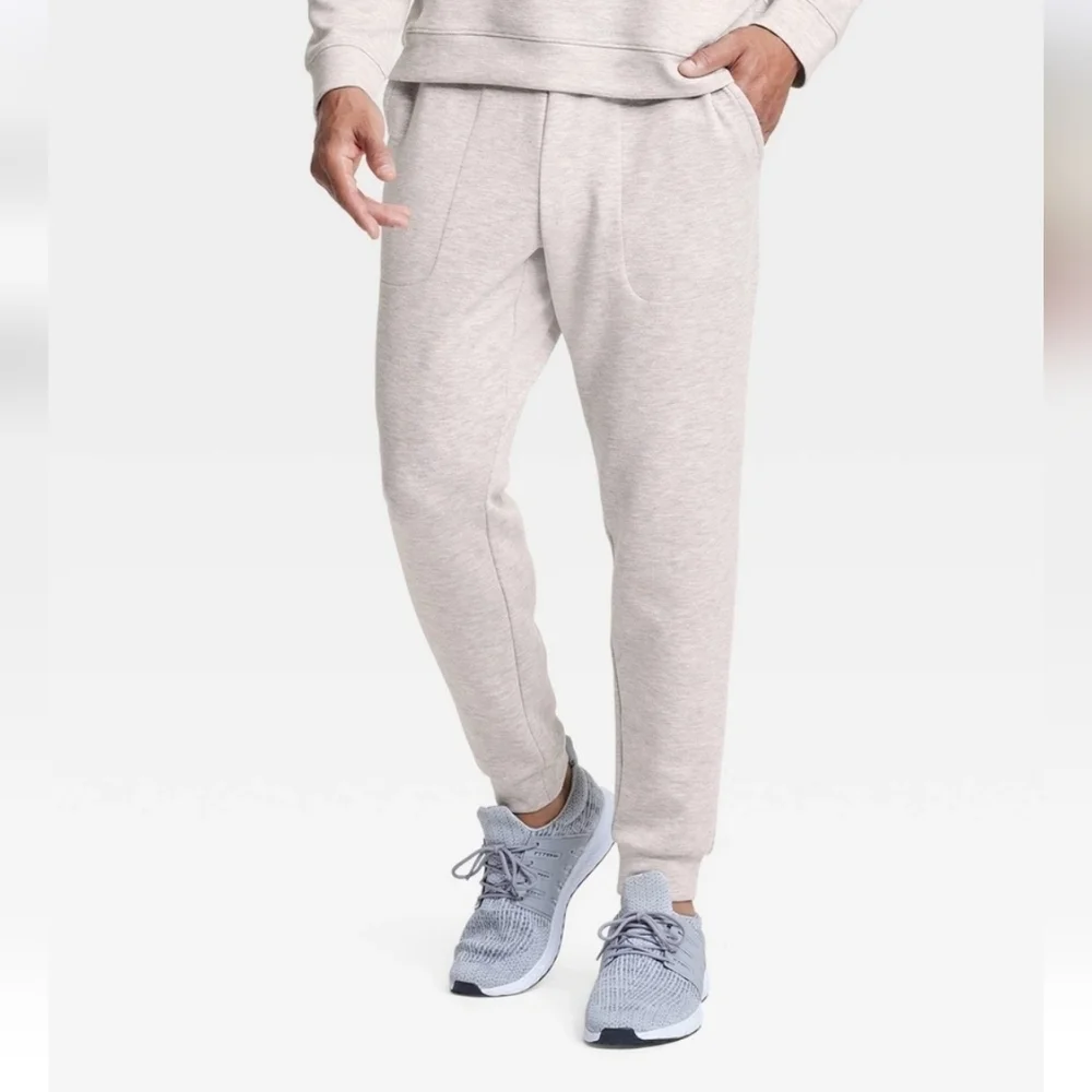 All In Motion Men's Gray Mesh Spacer Jogger Pants XXL